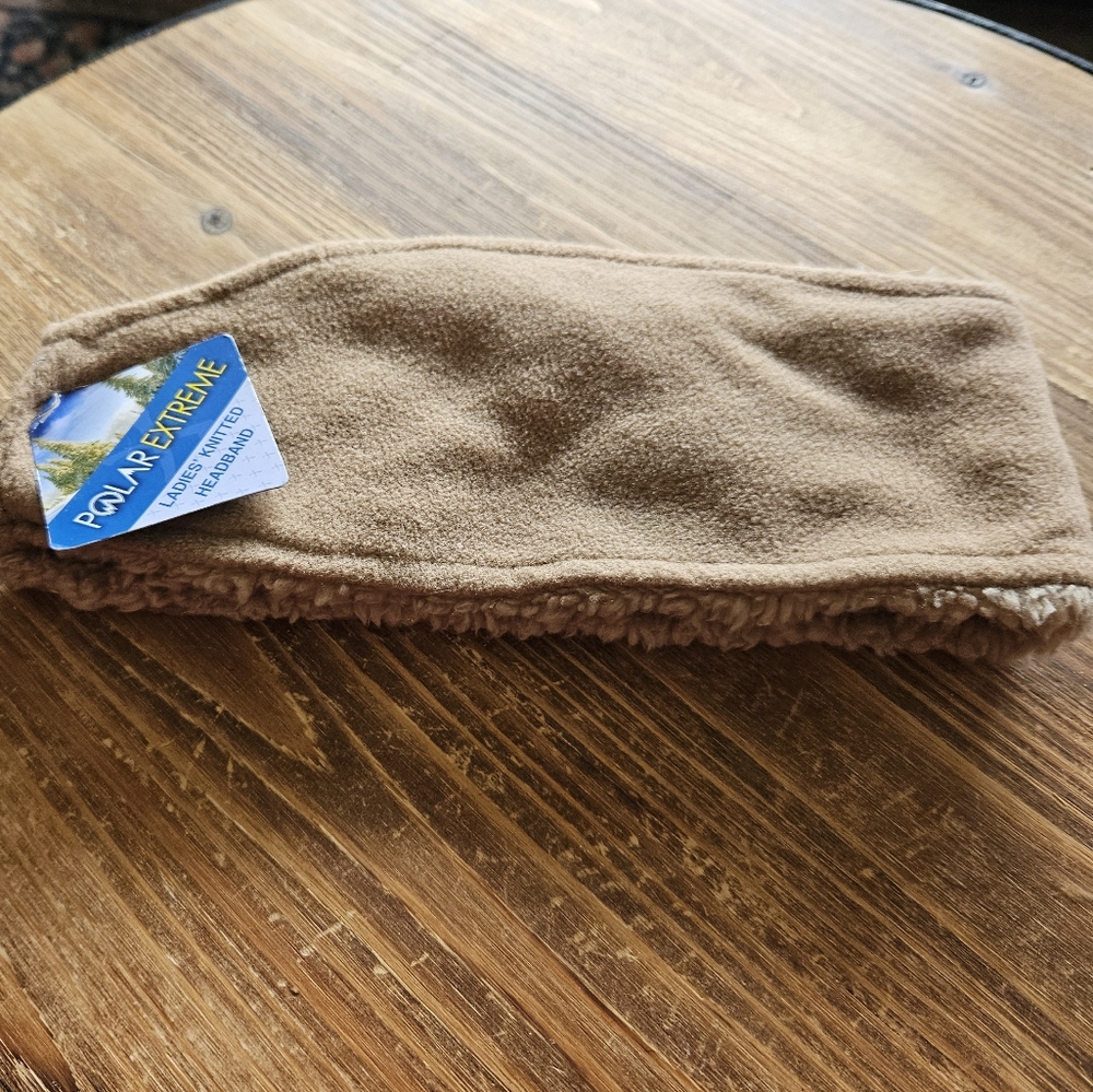 Tan Fleece Headband